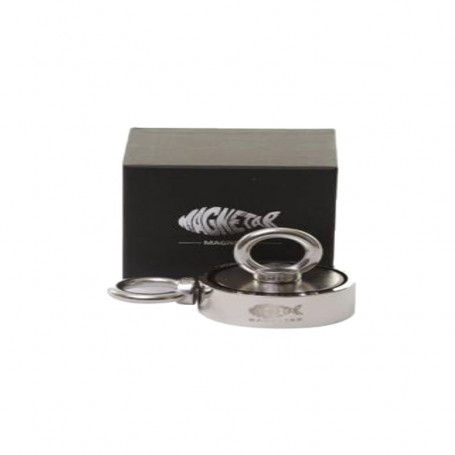 Magnete Al Neodimio Bulldog Bifacciale 880 Kg Per Pesca Magnetica – Anello Inox, 2 Posizioni