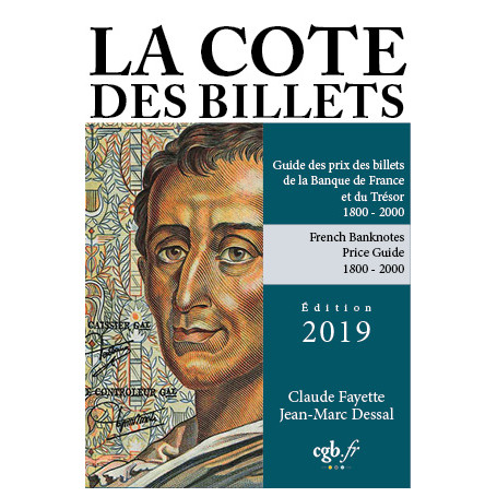La cote des billets français - Edition 2019