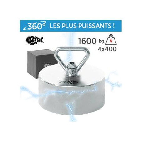 4 Aimants Néodyme N42 - 10x10mm - Force De Traction 3,9kg - Argenté Pour Bricolage, Modélisme