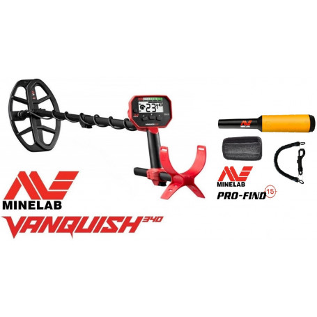 Détecteur de métaux - MINELAB Vanquish 340 - Pro Find 15
