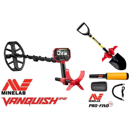 Détecteur de métaux - MINELAB Vanquish 340 - Pro Find 15