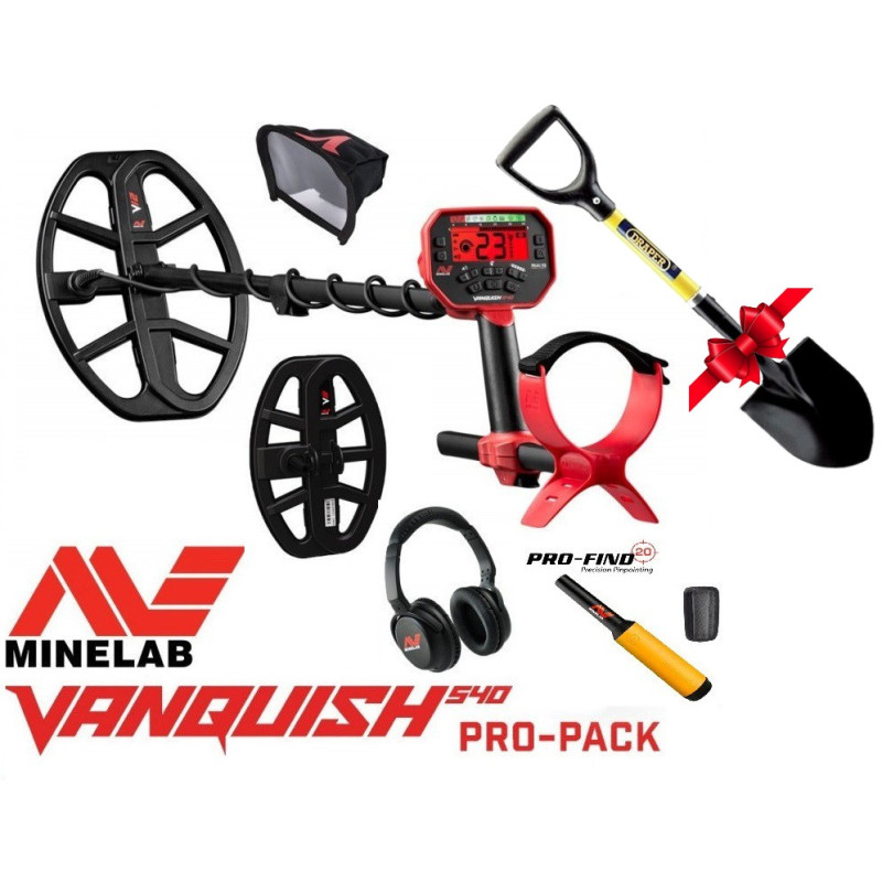 Minelab Vanquish 540 Pro Pack - Profind 15 - metaux-detection.fr