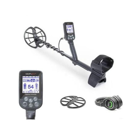 Détecteur de métaux - NOKTA MAKRO Simplex+ avec WHP (Avec casque sans fil)